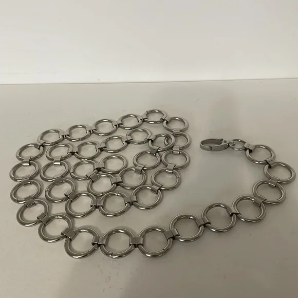 unknown | Accessories | Silver Heavy Chain Belt With Clasp  display picture 1